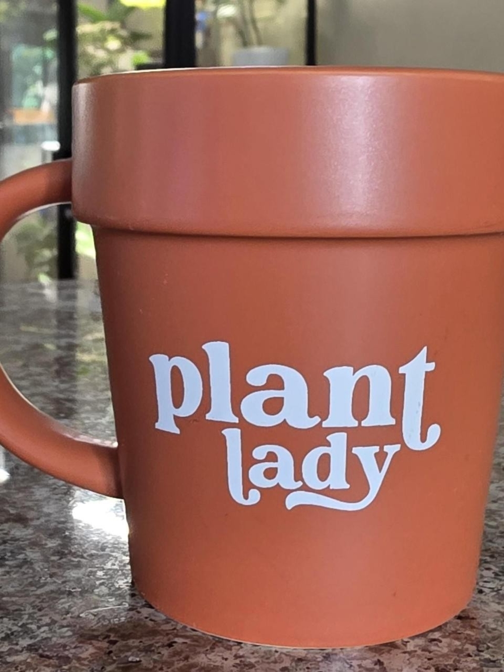 Plant Mama & Plant Lady Terracotta Ceramic Mugs - Set of 2 - Picture 3 of 9
